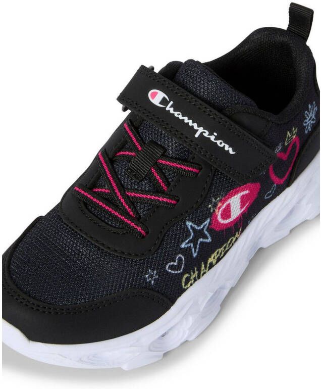 Champion Sneakers FUNFAIR PRINT G PS met cool knipperlichtje