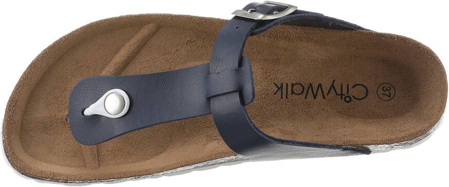 CITY WALK Teenslippers zomerschoen slippers poolslides voor strand- en baduitstapjes