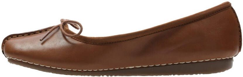 Clarks Ballerina's Freckle Ice Slipper flats slipper met strikjes