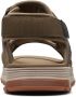 Clarks Stijlvolle platte sandalen voor mannen Green Heren - Thumbnail 3