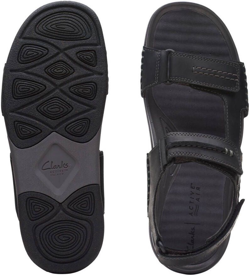 Clarks Sandalen met praktische klittenbandsluitingen