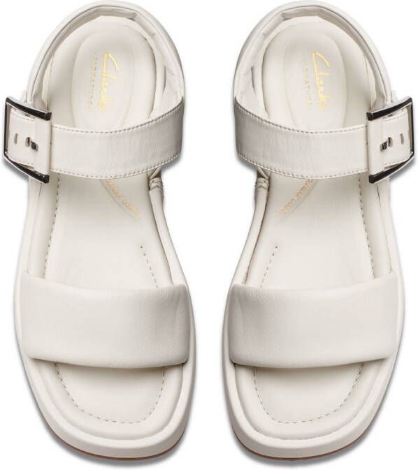 Clarks Sandalen Alda Strap sandaal flats met plateausool