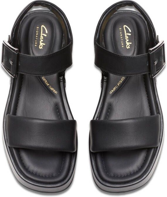 Clarks Sandalen Alda Strap sandaal flats met plateausool