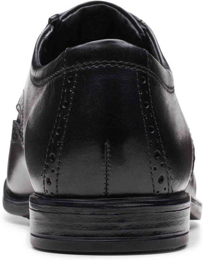 Clarks Zwarte Leren Brogue Schoenen Black Heren - Foto 3