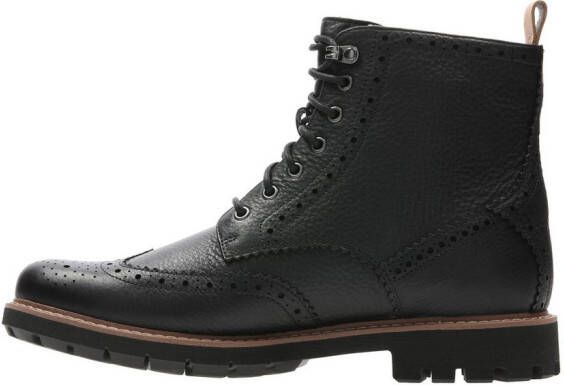 Clarks Veterlaarzen Batcombe Lord Budapester brogue zakelijke laarzen met lyrale perforatie