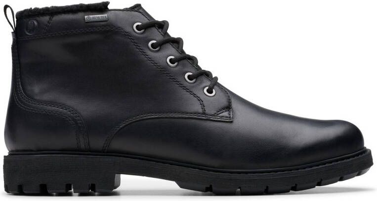 Clarks Veterlaarzen BatcombeMixGTX zakelijke enkellaars comfort schoen met waterdichte goretex