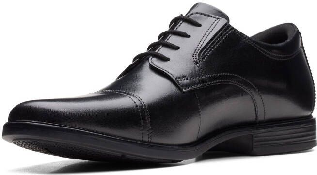 Clarks Veterschoenen Howard Cap in elegante uitstraling vrijetijdsschoen lage schoen veterschoen