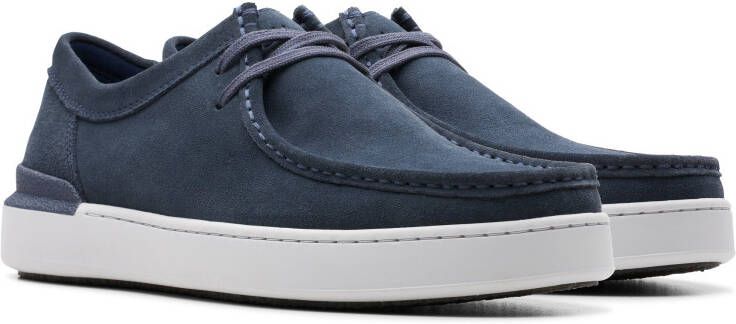 Clarks Veterschoenen Courtlite Seam Uitneembaar voetbed vrijetijdsschoen lage schoen veterschoen