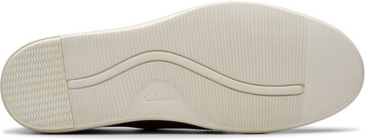 Clarks Veterschoenen Bratton Boat bootsschoen mocassin slip-on sneaker met siernaad