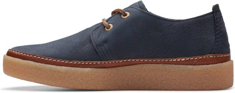 Clarks Veterschoenen Clarkwood Low veterschoenen zakelijke schoen met opvallende veters