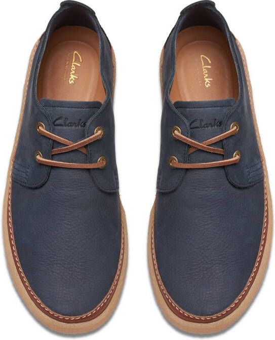 Clarks Veterschoenen Clarkwood Low veterschoenen zakelijke schoen met opvallende veters