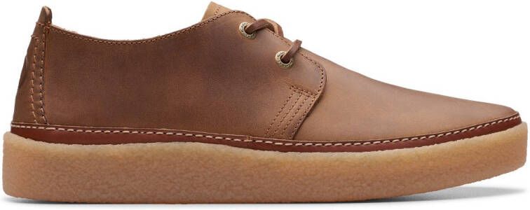 Clarks Veterschoenen Clarkwood Low veterschoenen zakelijke schoen met opvallende veters
