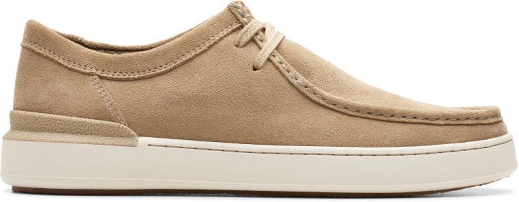 Clarks Veterschoenen Courtlite Seam Uitneembaar voetbed vrijetijdsschoen halfschoen veterschoen