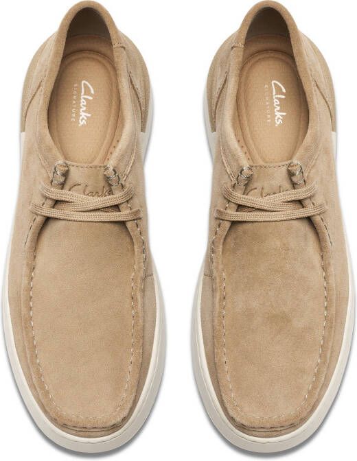 Clarks Veterschoenen Courtlite Seam Uitneembaar voetbed vrijetijdsschoen halfschoen veterschoen
