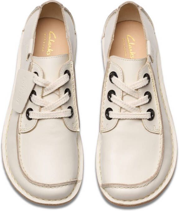 Clarks Veterschoenen Funny Dream Vrijetijdsschoen lage schoen comfort schoen met siernaad