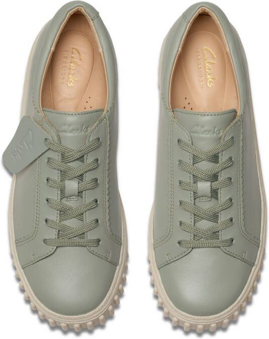 Clarks Veterschoenen Mayhill Walk sneaker plateausneaker met modieuze loopzool