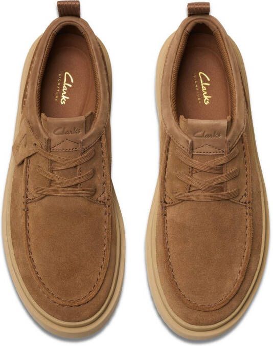 Clarks Veterschoenen Polden Moc veterschoen business schoen moccasin in casual look