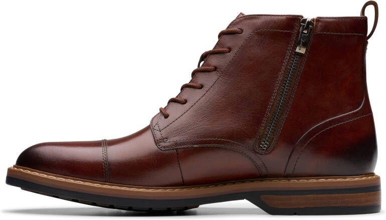 Clarks Winterlaarzen Aldwin pet Feest schoen enkellaars kostuum schoen met blokhak