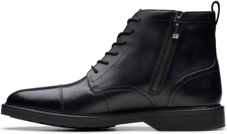 Clarks Winterlaarzen Aldwin pet Feest schoen enkellaars kostuum schoen met blokhak