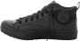 Converse Chuck Taylor All Star Malden Street Mid Sneakers Leren Sneaker Heren Zwart - Thumbnail 5