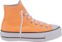 Converse Chuck Taylor All Star Lift Hi Hoge sneakers Dames Oranje - Thumbnail 6