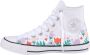 Retro Sneaker Chuck Taylor All Star Hoge sneakers Dames Wit - Thumbnail 7
