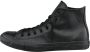 Converse All Stars Leather Hoog 135251C Zwart - Thumbnail 8