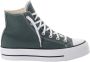 Converse Chuck Taylor All Stars Lift Hi dames sneaker Donkergroen - Thumbnail 8