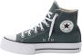 Converse Chuck Taylor All Stars Lift Hi dames sneaker Donkergroen - Thumbnail 10