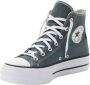 Converse Chuck Taylor All Stars Lift Hi dames sneaker Donkergroen - Thumbnail 11