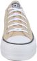 Converse Chuck Taylor All Star Lift Platform 1 Lage sneakers Dames Beige - Thumbnail 14