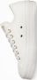 Converse Chuck Taylor All Star Lift Platform Mono Lage sneakers Dames Wit - Thumbnail 8