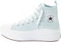 Converse allstars Converse Junior Chuck Taylor All Star Move Platform sneaker van canvas Licht blauw - Thumbnail 7