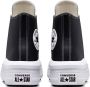 Converse CHUCK TAYLOR ALL STAR MOVE PLATFORM FOUNDATIONAL LEATHER Zwart - Thumbnail 10