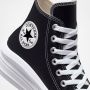 Converse CHUCK TAYLOR ALL STAR MOVE PLATFORM FOUNDATIONAL LEATHER Zwart - Thumbnail 12
