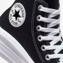 Converse CHUCK TAYLOR ALL STAR MOVE PLATFORM FOUNDATIONAL LEATHER Zwart - Thumbnail 13