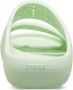 Crocs Dames Slipper Classic Floral Cut Out Sandaal Jade Tint GROEN - Thumbnail 4