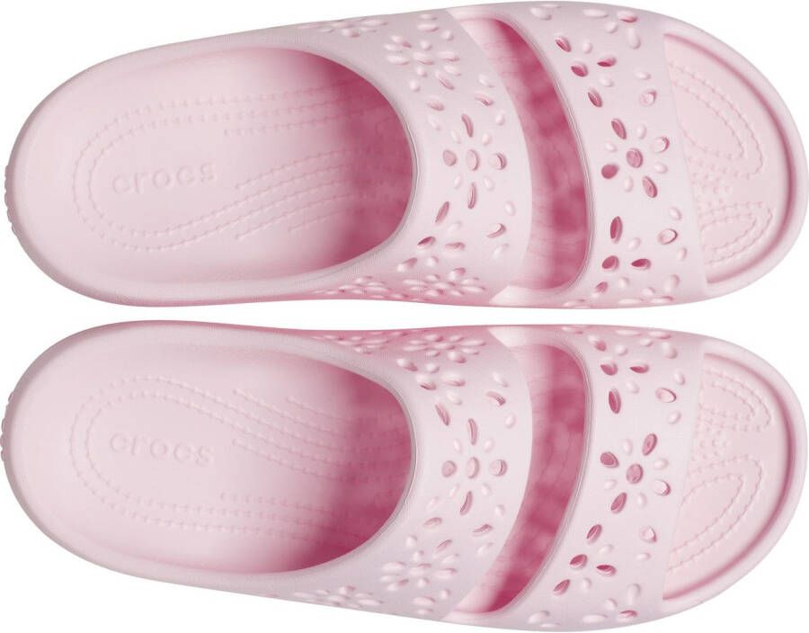 Crocs Badslippers Classic Floral Cut Out Sandal