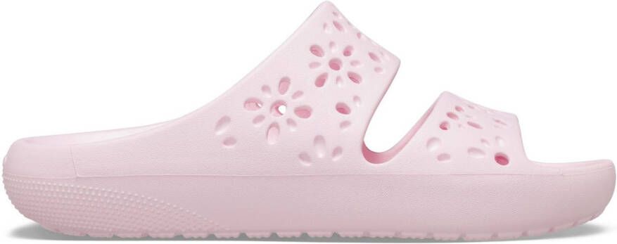 Crocs Badslippers Classic Floral Cut Out Sandal