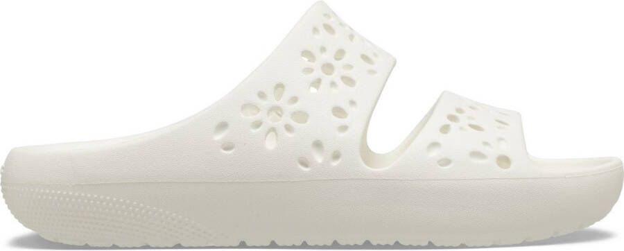 Crocs Badslippers Classic Floral Cut Out Sandal