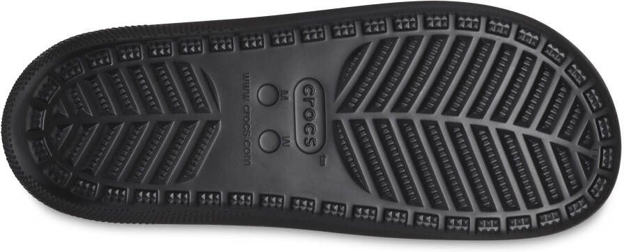 Crocs Badslippers Classic Slide V2 zomerschoen badschoen slippers met ventilatieopeningen g-breedte