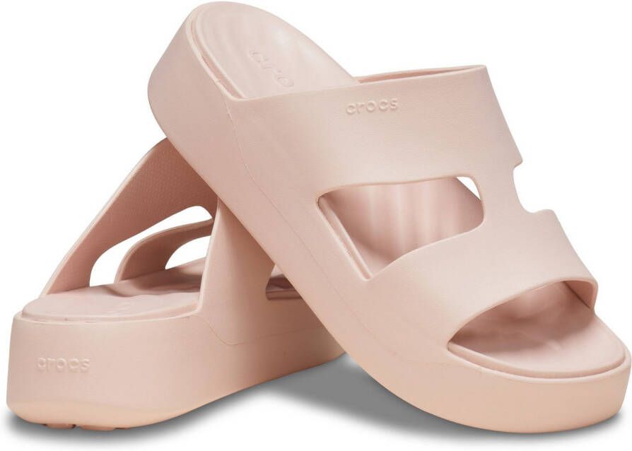 Crocs Badslippers Getaway Platform H-Strap zomerschoen slippers badschoen poolslides zachte binnenzool