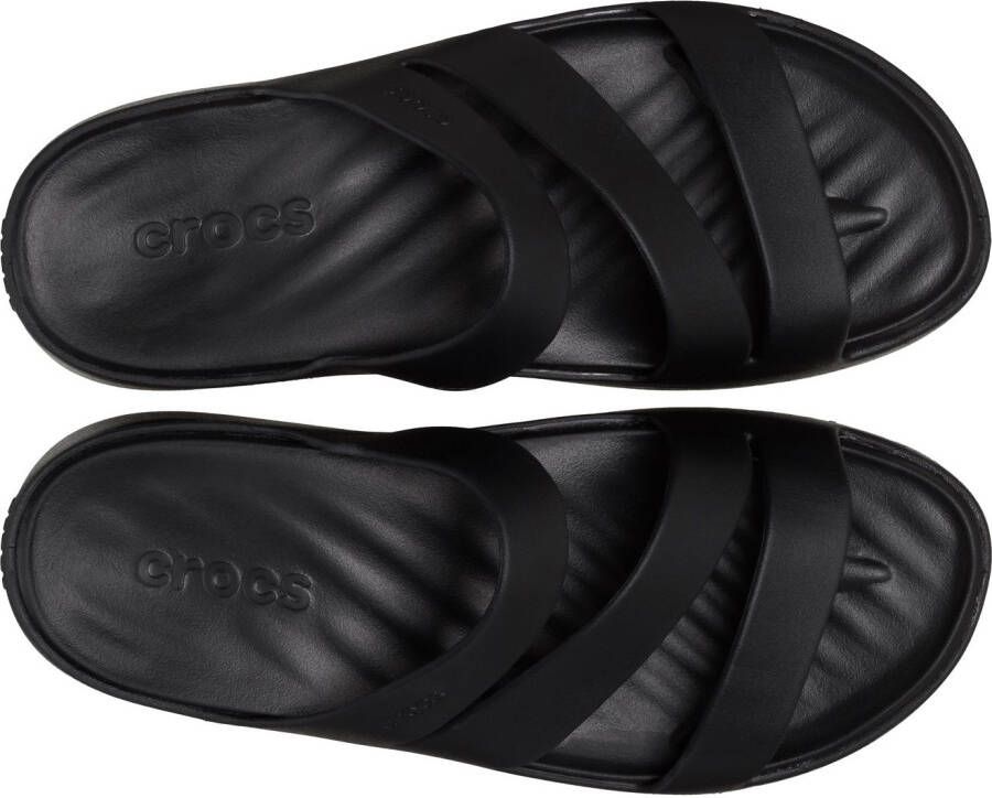 Crocs Badslippers Getaway Strappy zomerschoen badschoen zwembadglijbanen met modieuze bandjes