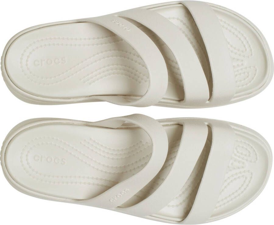 Crocs Badslippers Getaway Strappy zomerschoen badschoen zwembadglijbanen met modieuze bandjes