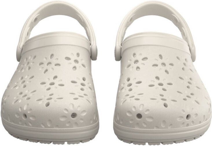 Crocs Clogs Classic Floral Cut Out Clog