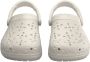 Crocs Classic Floral Cut Out Clog Sandalen beige wit - Thumbnail 6