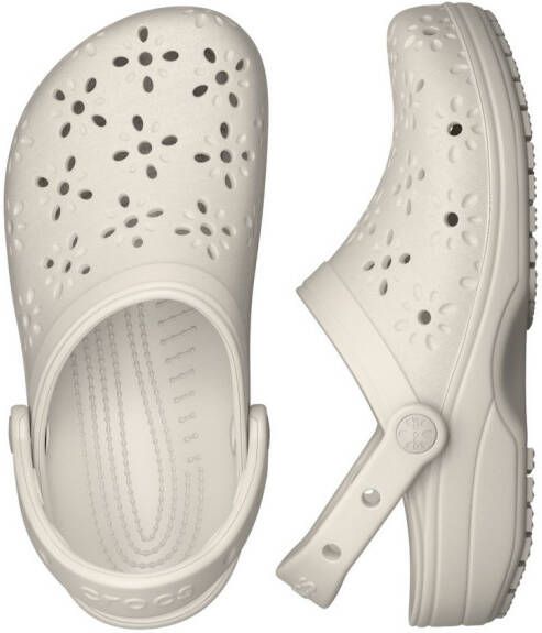 Crocs Clogs Classic Floral Cut Out Clog