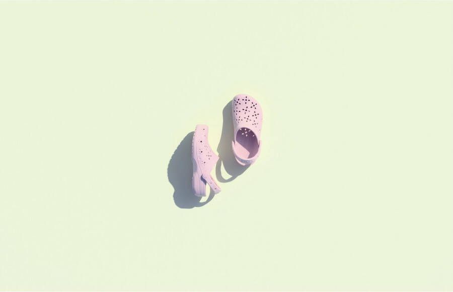 Crocs Clogs Classic Floral Cut Out Clog