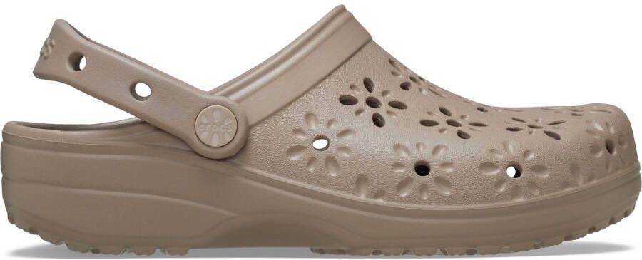 Crocs Clogs Classic Floral Cut Out Clog