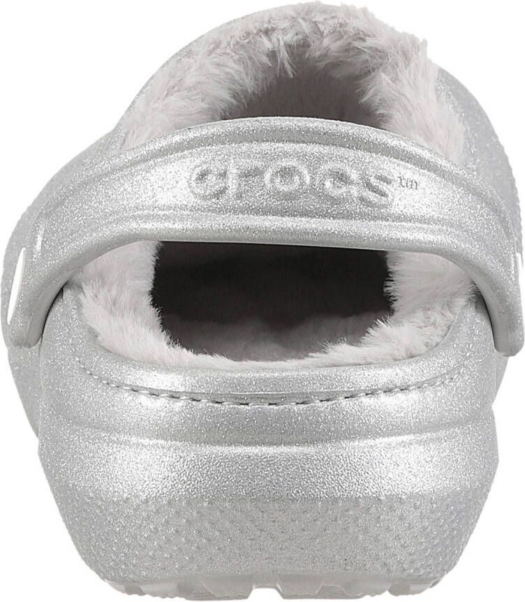 Crocs Clogs Classic Fuzz Lined Glitter